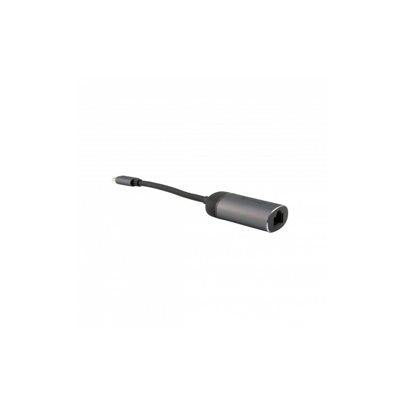 Verbatim 49146 USB-C to Gigabit Ethernet Adapteris, USB 3.1 GEN 1, Gigabit Ethernet, Pilka/Juoda