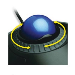 Rutulinis manipuliatorius Kensington Orbit Trackball su Scroll Ring