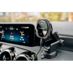 Verbatim 31861 Charge 'n' Drive Qi2 Magnetinis belaidis automobilinis įkroviklis, Juoda