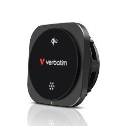 Verbatim 31861 Charge 'n' Drive Qi2 Magnetinis belaidis automobilinis įkroviklis, Juoda