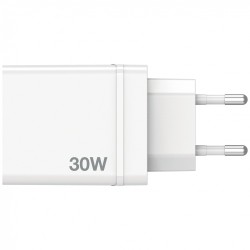 Verbatim 49701 USB Įkroviklis 30W 4-Port USB-A, USB-C, EU Plug, Balta