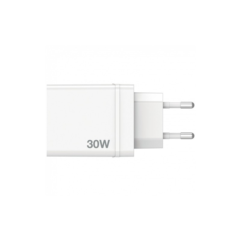 Verbatim 49701 USB Įkroviklis 30W 4-Port USB-A, USB-C, EU Plug, Balta