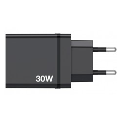 Verbatim 49700 USB Įkroviklis 30W 4-Port USB-A, USB-C, EU Plug, Juoda