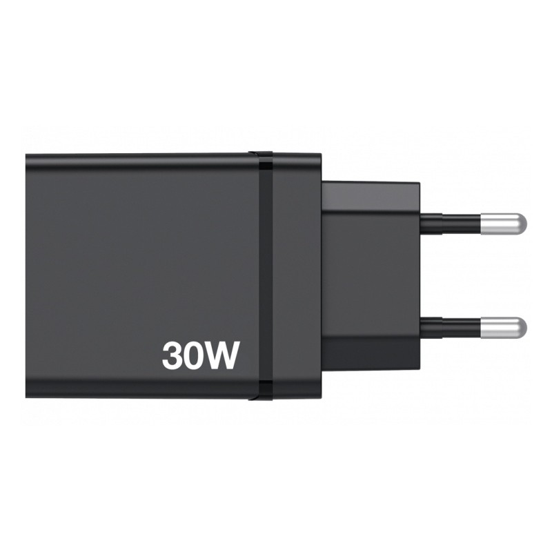 Verbatim 49700 USB Įkroviklis 30W 4-Port USB-A, USB-C, EU Plug, Juoda