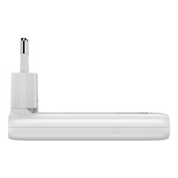 Verbatim 32355 Fold 'n' Go GaN Įkroviklis 65W 2-Port, USB-C, EU Plug, Balta
