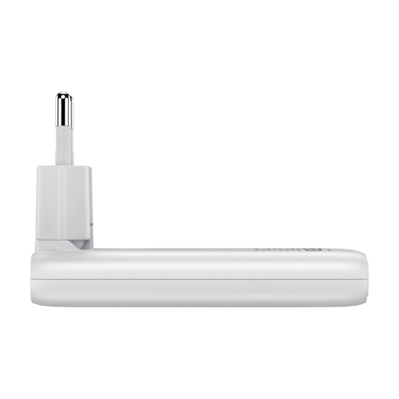 Verbatim 32355 Fold 'n' Go GaN Įkroviklis 65W 2-Port, USB-C, EU Plug, Balta