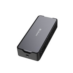 Verbatim 32171 CDS-15 USB-C Pro Jungčių stotelė 15 Ports, Pilka/Juoda