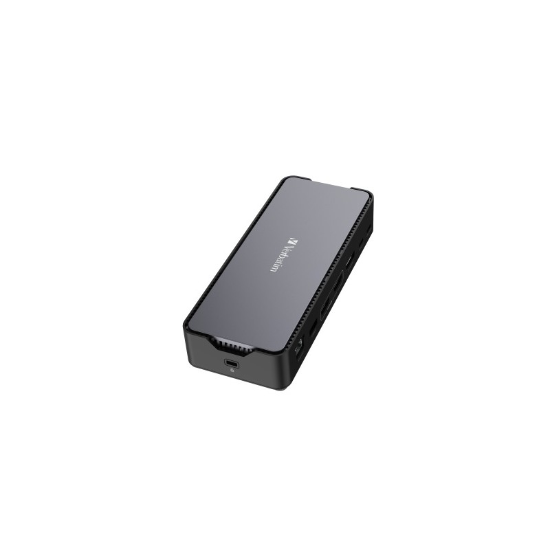 Verbatim 32171 CDS-15 USB-C Pro Jungčių stotelė 15 Ports, Pilka/Juoda
