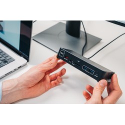 Verbatim 32171 CDS-15 USB-C Pro Jungčių stotelė 15 Ports, Pilka/Juoda