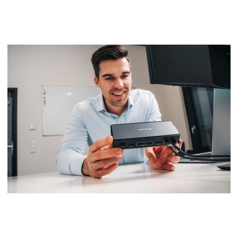 Verbatim 32171 CDS-15 USB-C Pro Jungčių stotelė 15 Ports, Pilka/Juoda