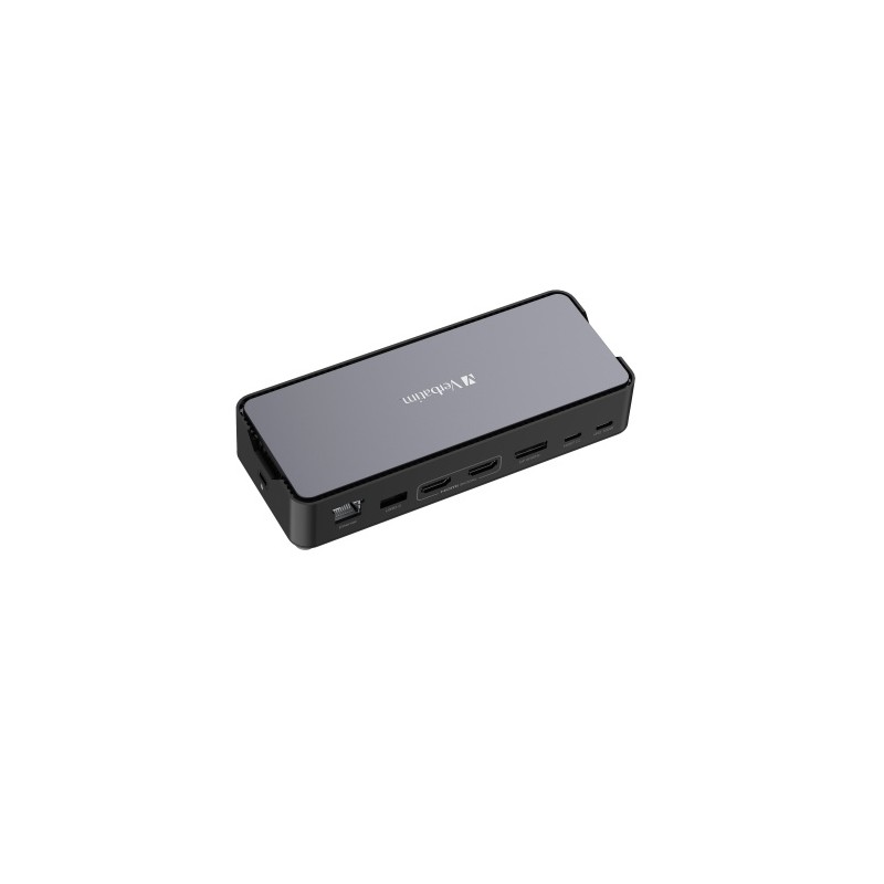 Verbatim 32171 CDS-15 USB-C Pro Jungčių stotelė 15 Ports, Pilka/Juoda