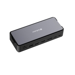 Verbatim 32174 CDS-15SSD USB-C Pro Jungčių stotelė 15 Ports, 256GB SSD, Pilka/Juoda