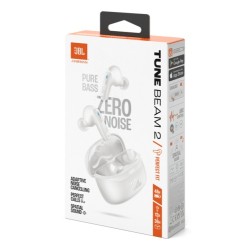 JBL Tune Beam 2 Belaidės ausinės Earbuds, Bluetooth, Balta