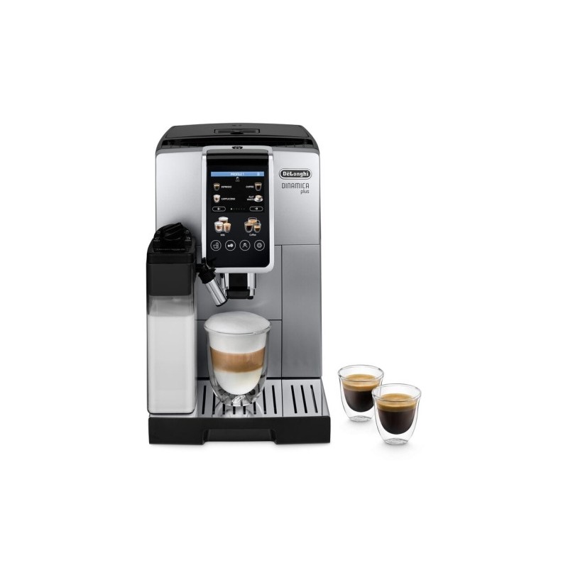 DeLonghi Dinamica Plus (ECAM380.85.SB) Kavos aparatas, Silver Black