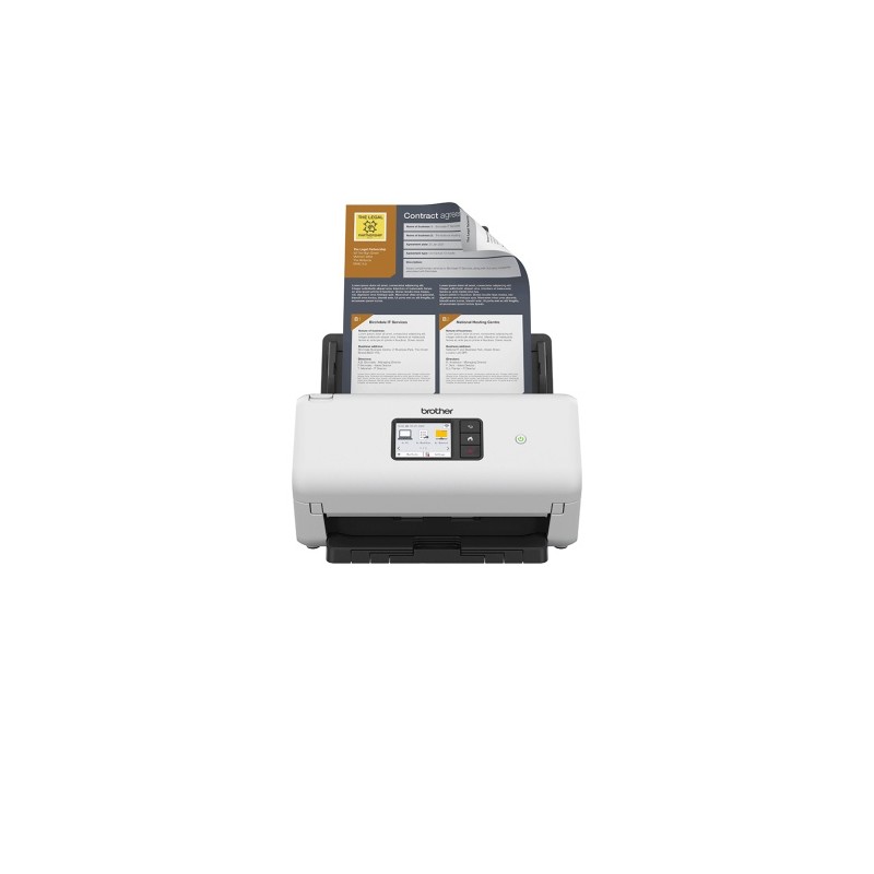 Brother ADS-4550W Skeneris A4 Spalvotas 35 ppm 600x600 DPI, ADF, USB Wi-Fi Ethernet LAN
