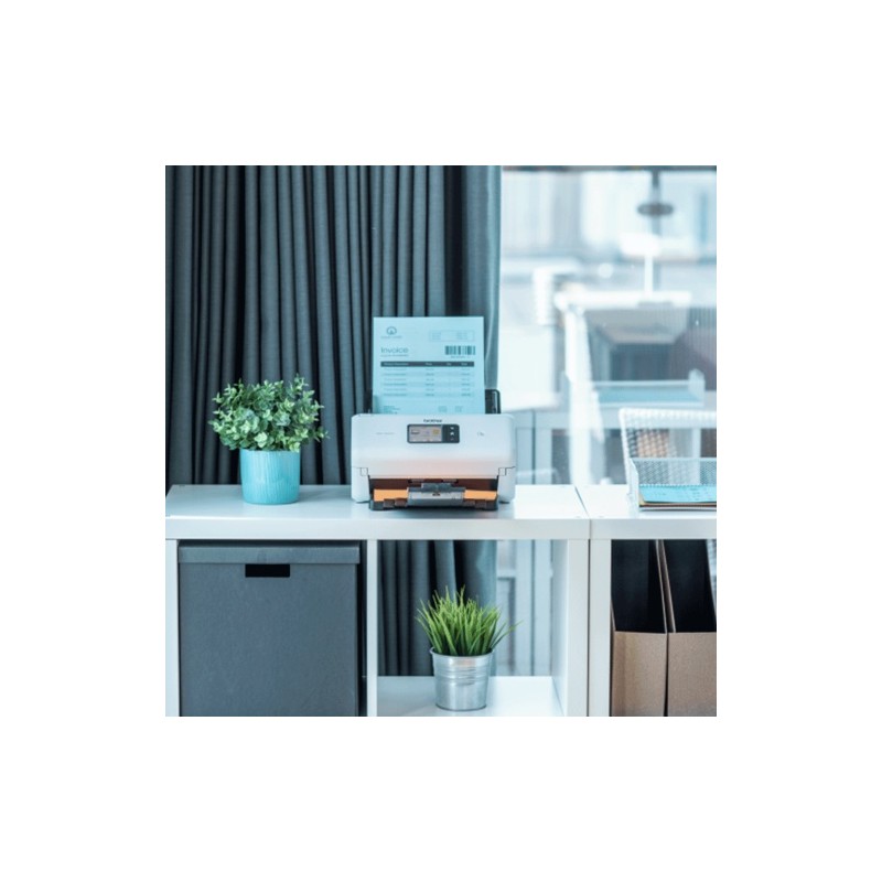 Brother ADS-4550W Skeneris A4 Spalvotas 35 ppm 600x600 DPI, ADF, USB Wi-Fi Ethernet LAN