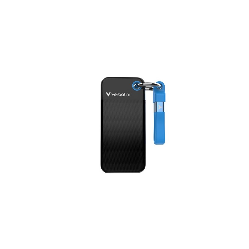 Verbatim 32191 Išorinis SSD diskas 1TB, USB-C 3.2 Gen 2, M.2, iki 1000MB/s, Juoda/Mėlyna