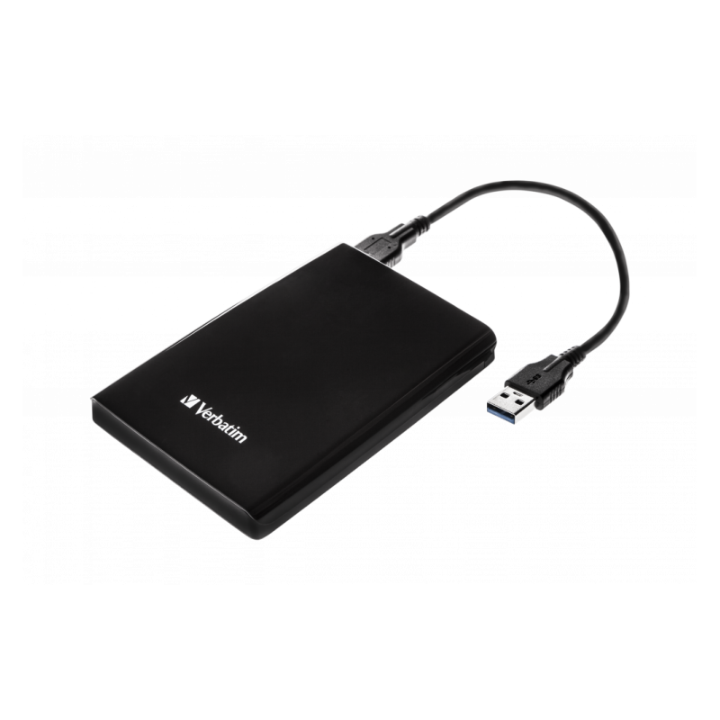 Verbatim 53023 Store 'n' Go USB 3.0 Išorinis kietasis diskas HDD 1TB, iki 4800 Mbit/s 5400rpm, Juoda