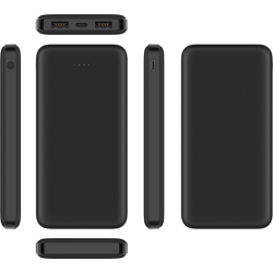 Veger A10 (W1065) Išorinė baterija (Power Bank) 10000mAh, 5V 2A, Juoda