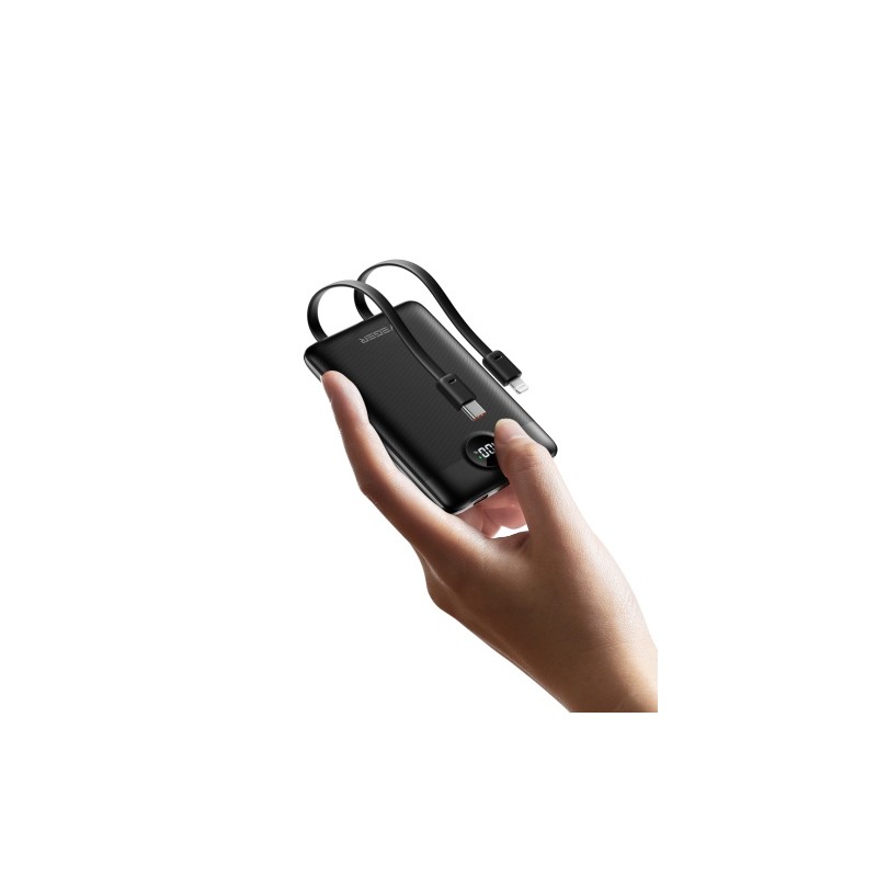 Veger C11 (W1170) Mini Išorinė baterija (Power Bank) 10000mAh, 22.5W PD, Juoda