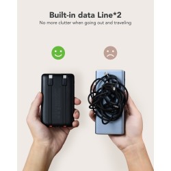 Veger C11 (W1170) Mini Išorinė baterija (Power Bank) 10000mAh, 22.5W PD, Juoda