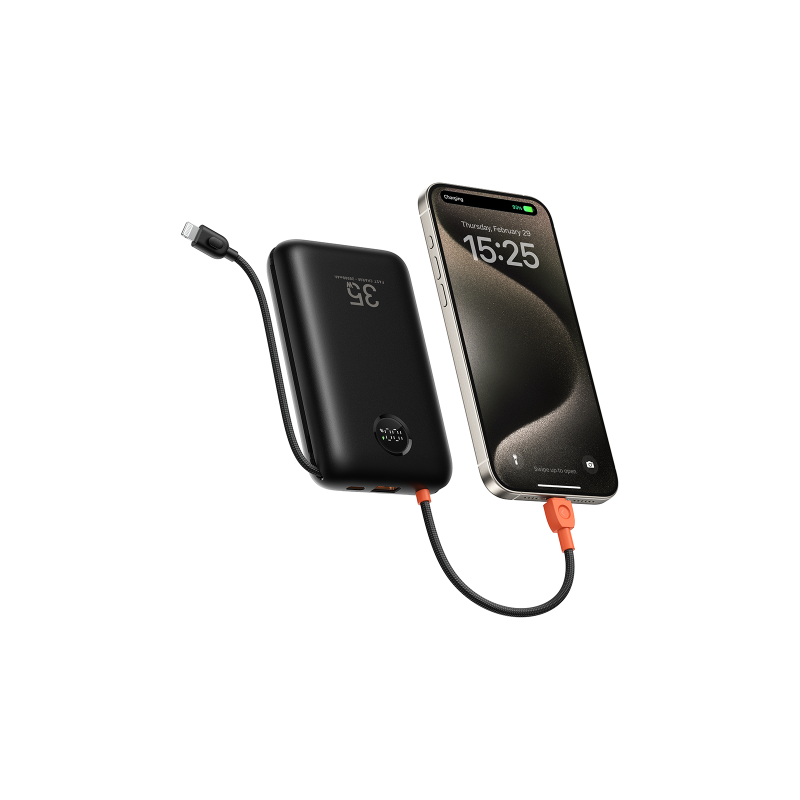 Veger K2 (W2068) Išorinė baterija (Power Bank) 20000mAh, 35W PD, Juoda