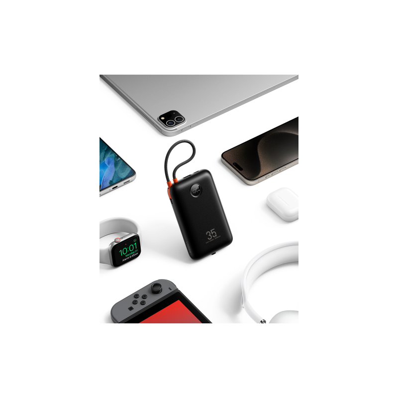 Veger K2 (W2068) Išorinė baterija (Power Bank) 20000mAh, 35W PD, Juoda
