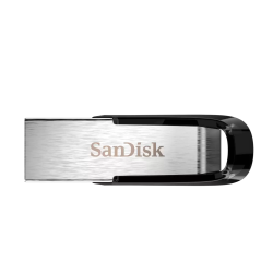SanDisk Ultra Flair USB atmintinė 256GB, USB-A 3.0, Juoda/Sidabrinė
