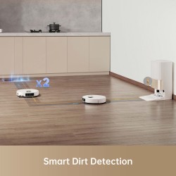 Dreame X40 Ultra Complete Dulkių siurblys robotas, Balta (12 mėnesių garantija) (SPEC)