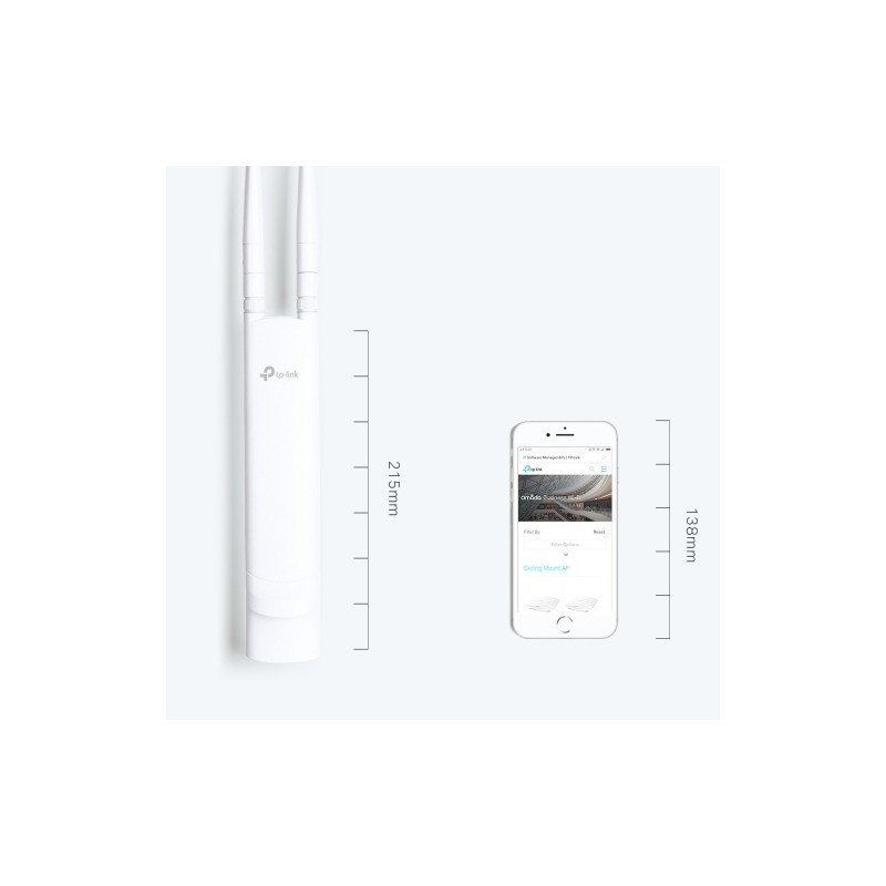 TP-Link Omada EAP110-Outdoor 300Mbps Wireless N Outdoor Prieigos taškas
