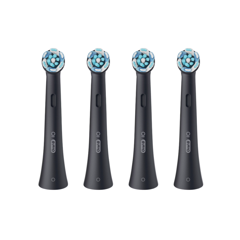 Oral-B iO Ultimate Clean x4 Dantų šepetėlio galvutės, Juoda