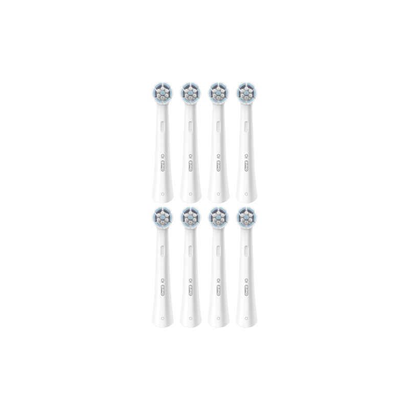 Oral-B iO Gentle Care x8 Dantų šepetėlio galvutės, Balta