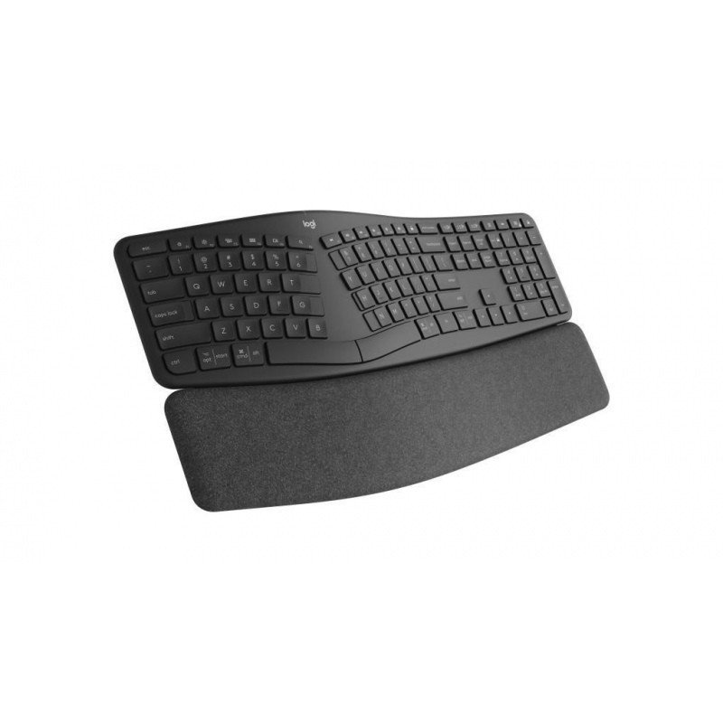 Bevielė klaviatūra Logitech Ergo K860, Grafitinė (US)