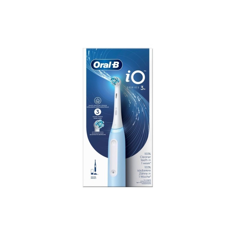 Oral-B iO Series 3N Elektrinis dantų šepetėlis, Ice Blue