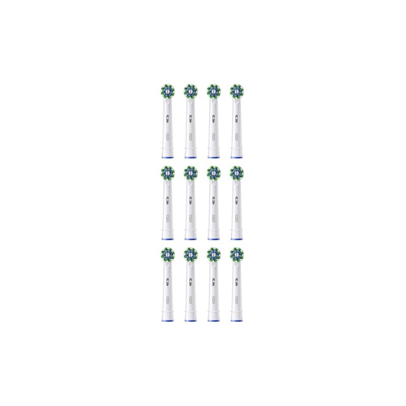 Oral-B Pro Cross Action x12 Dantų šepetėlio galvutės, Balta