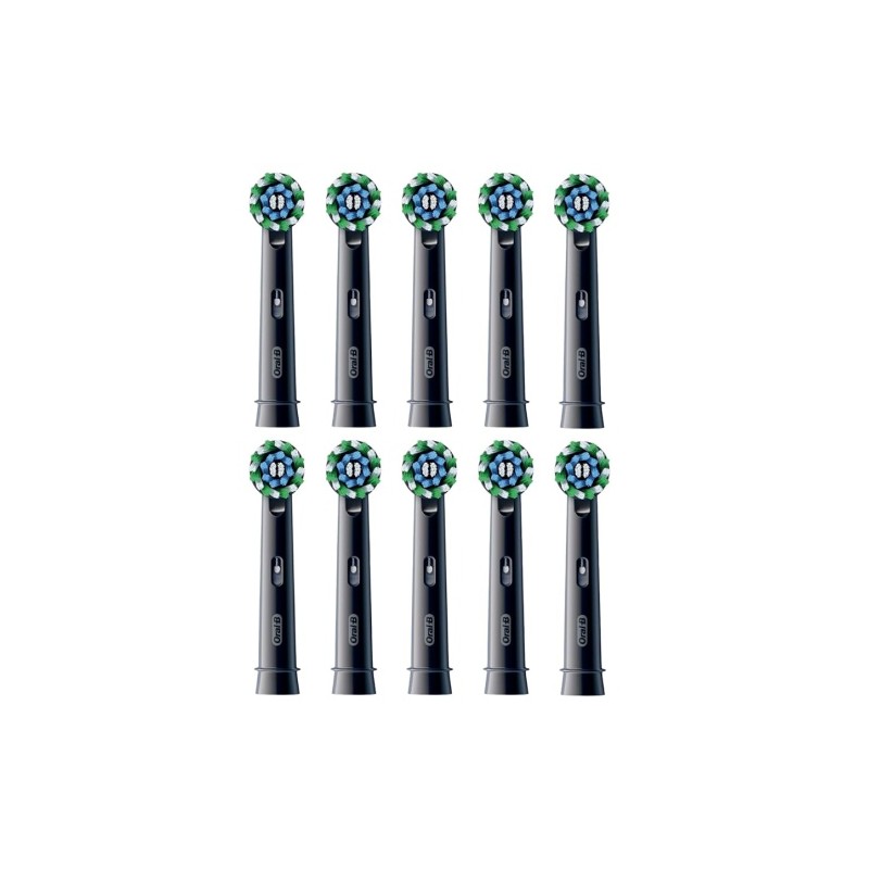 Oral-B Pro Cross Action x10 Dantų šepetėlio galvutės, Juoda