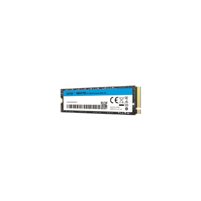 Lexar NM610PRO 1TB SSD M.2 2280 PCIe Gen3x4 NVMe High speed, up to 3300MB/s read