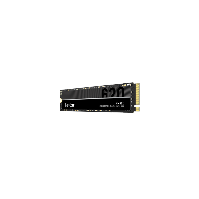 Lexar NM620 512GB SSD M.2 2280 PCIe Gen3x4 NVMe High Speed, up to 3500MB/s read, 2400MB/s write