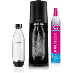 SodaStream Terra Black + 2 bottles (1012812310) Gazuoto vandens gaminimo aparatas, Juoda