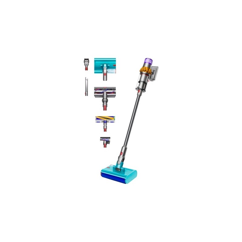 Dyson V15s Detect Submarine Belaidis dulkių siurblys, Nickel/Yellow (SPEC)