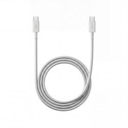 Xiaomi 3A Braided USB-C to USB-C Kabelis 1m, Balta
