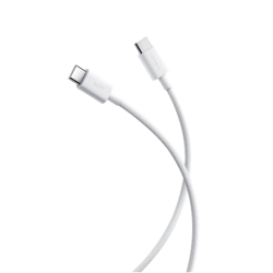 Xiaomi 3A Braided USB-C to USB-C Kabelis 1m, Balta