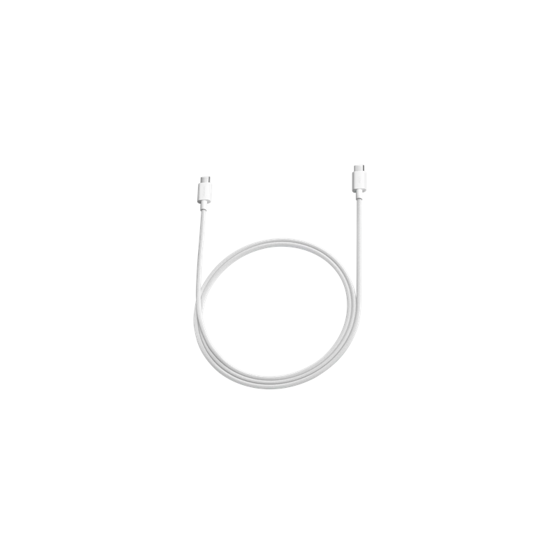 Xiaomi 3A Braided USB-C to USB-C Kabelis 1m, Balta