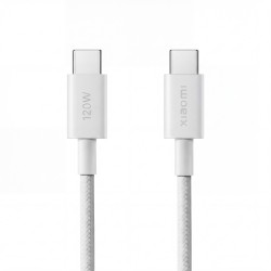 Xiaomi 6A Braided USB-C to USB-C Cable 1m, Balta
