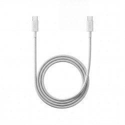 Xiaomi 6A Braided USB-C to USB-C Cable 1m, Balta