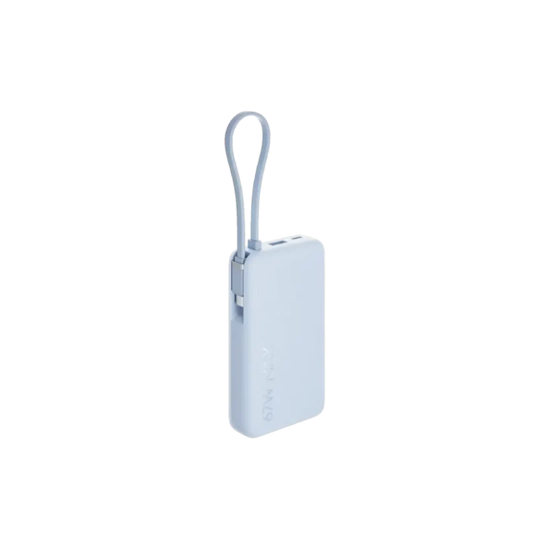 Xiaomi 67W Išorinė baterija (Power Bank) 10000mAh, integruotas kabelis, Ice Blue
