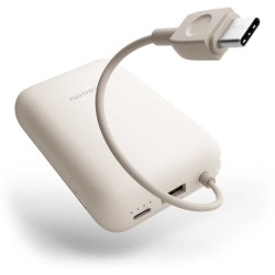 Xiaomi 22.5W Išorinė baterija (Power Bank) 10000mAh, integruotas kabelis, Tan