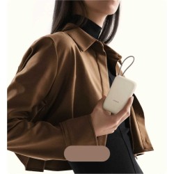Xiaomi 22.5W Išorinė baterija (Power Bank) 10000mAh, integruotas kabelis, Tan