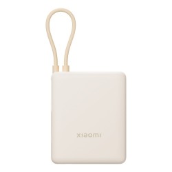 Xiaomi 33W Išorinė baterija (Power Bank) 10000mAh, integruotas kabelis, Tan