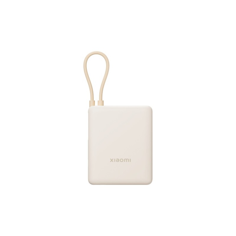 Xiaomi 33W Išorinė baterija (Power Bank) 10000mAh, integruotas kabelis, Tan